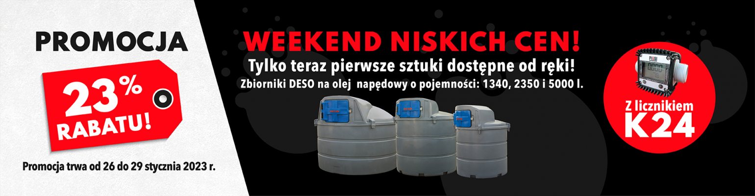 Weekend niskich cen!